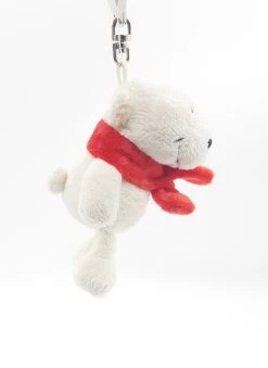 Nici 25950 Schlüsselanhänger Eisbär Mit Rotem Schal 10cm Plüsch Polar Bär -Plüschwelt Verkauf 25950 3