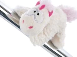 MagNICI GREEN Plüschmagnet Magnettier Einhorn Theodor Mit Schneeanzug, 12 Cm (48161)