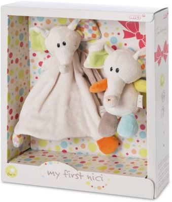 NICI Elefant Dundi Schmusetier, 18 Cm + Schmusetuch (47768) 3 NICI Elefant Dundi Schmusetier, 18 Cm + Schmusetuch (47768)