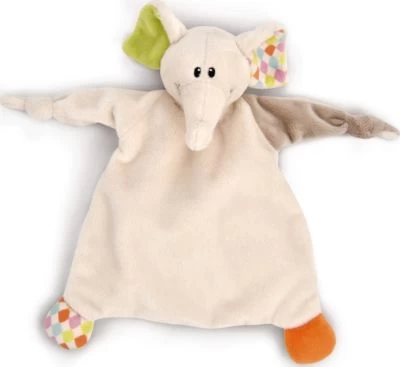 NICI Elefant Dundi Schmusetier, 18 Cm + Schmusetuch (47768) 4 NICI Elefant Dundi Schmusetier, 18 Cm + Schmusetuch (47768) – Bild 2