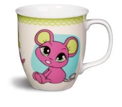 Nici 37793 Tasse Pinke Maus Sweet Hearts Porzellan Kaffeetasse Teetasse