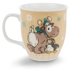 Nici 44149 Tasse Rentier Reny Heart Kaffeetasse Gold 9,5x10cm Winter Glamour -Plüschwelt Verkauf 44149 02 ZA Frei 2002x2048