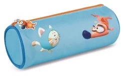 Nici 44250 Federmäppchen Schlamper Rund Pat The Dog Hund 20x8x8cm