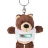 Nici 44717 Schlüsselanhänger Bär Mit T-Shirt Ca 10cm - I (herz) YOU Love Liebe -Plüschwelt Verkauf 44717 01 HA Frei 1463x2048