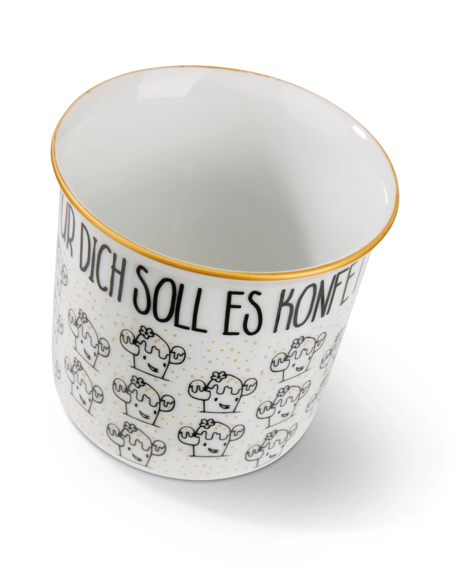 Nici 45017 Porzellantasse Metallic "Für Dich Soll Es Konfetti Regnen" Kaktus 6 Nici 45017 Porzellantasse Metallic "Für Dich Soll Es Konfetti Regnen" Kaktus – Bild 4