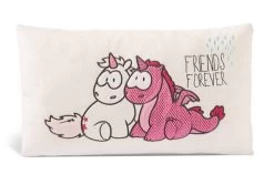 Nici 45700 Kissen Einhorn-Drache Ruby De La Rosa Plüsch Kuschelkissen