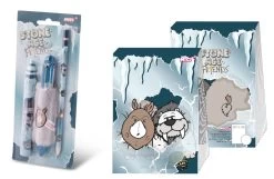 Nici 46663/46664 Schreibset Block Stifteset Geschenkset Stone Age Friends