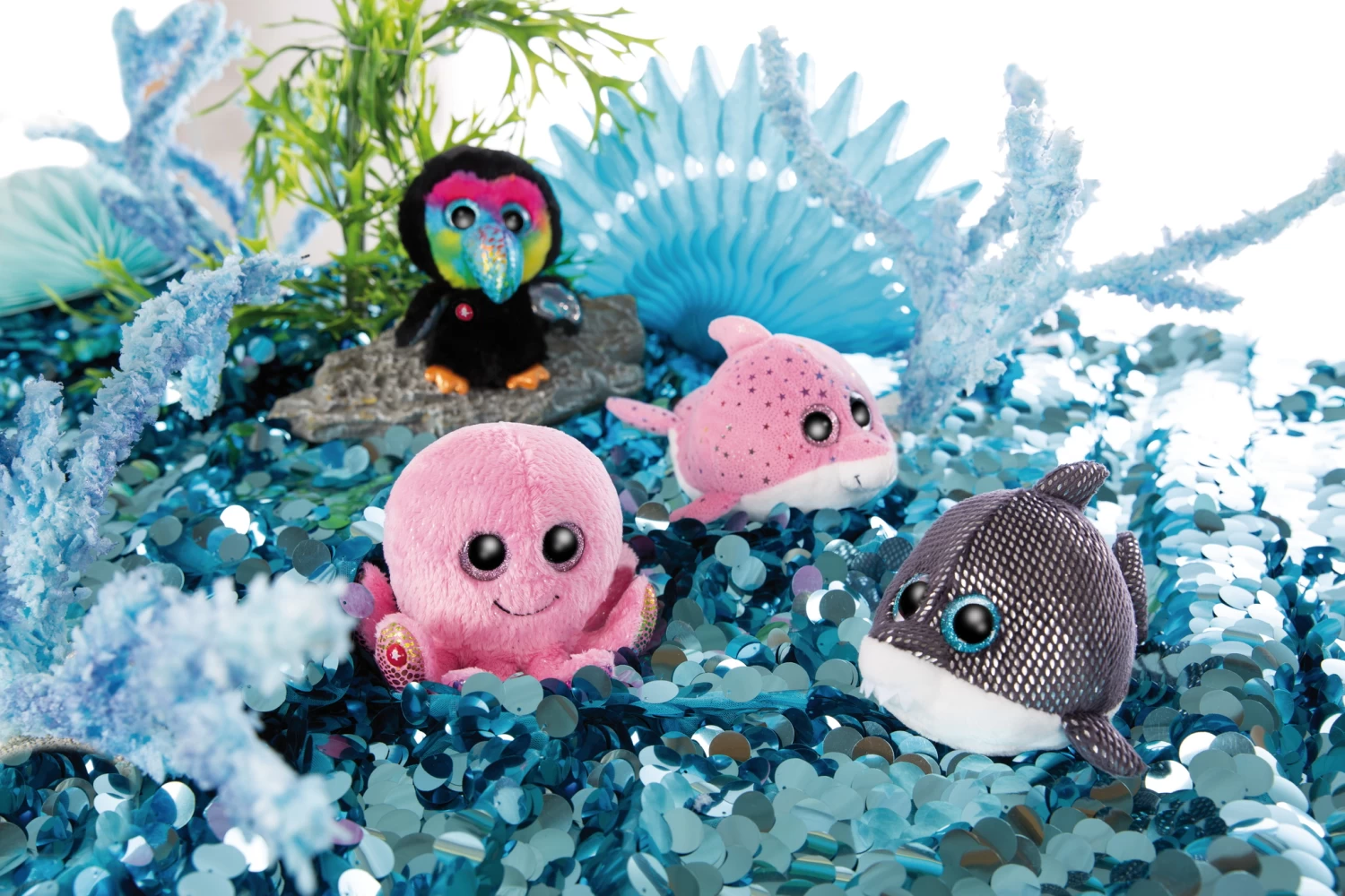 Nici 46964 Glubschis Summer Edition Delfin Delfina 15cm Plüsch Kuscheltier 4 Nici 46964 Glubschis Summer Edition Delfin Delfina 15cm Plüsch Kuscheltier – Bild 2