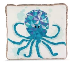 Nici 47442 Kissen Oktopus 30x30cm Atlantic Friends Plüsch Polygondruck