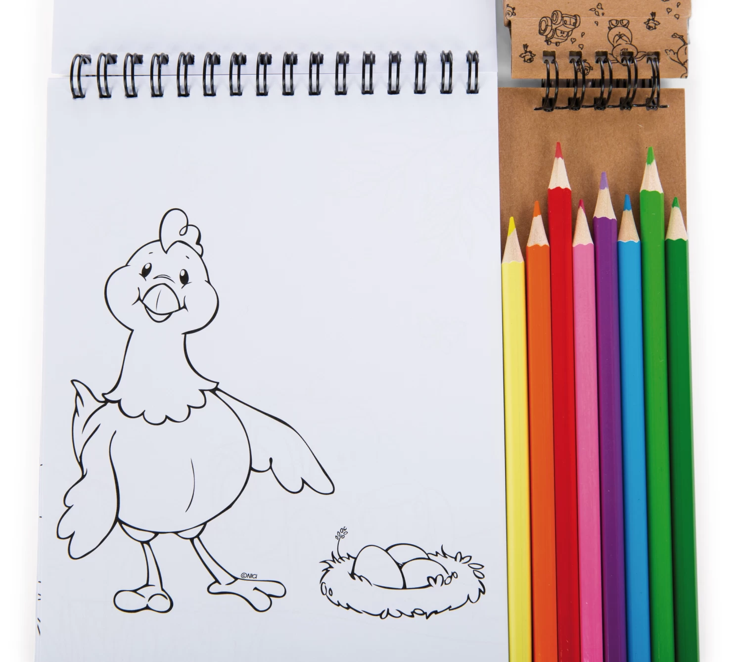 Nici 47804 Malblock & Buntstifte Im Set Farm Friends Kreativbuch Bauernhof 5 Nici 47804 Malblock & Buntstifte Im Set Farm Friends Kreativbuch Bauernhof – Bild 3