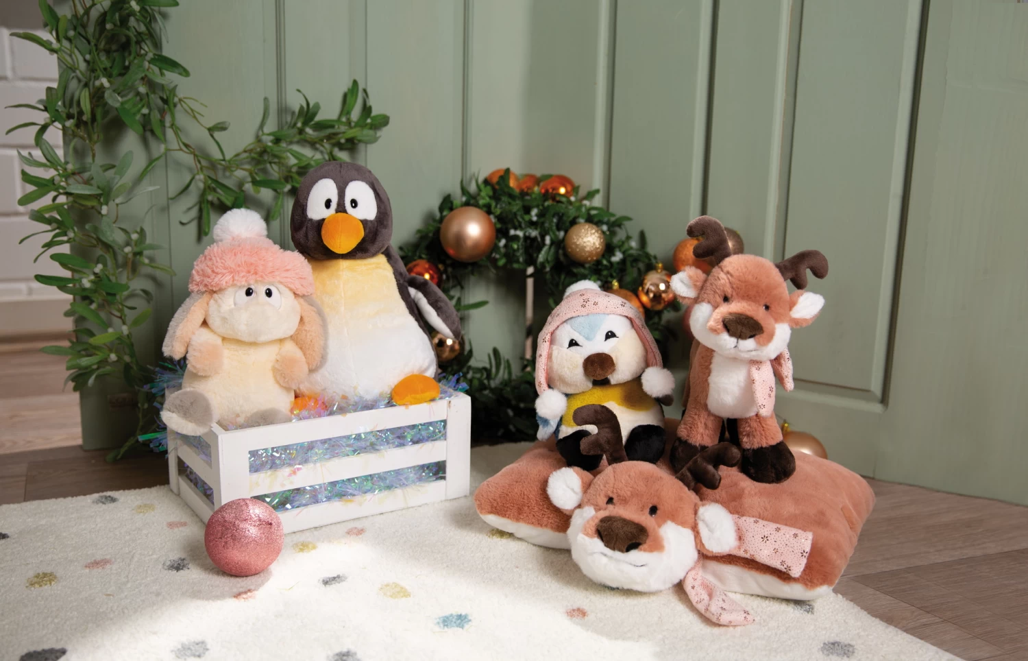 Nici 48322 Hase Liska Ca 50cm Plüsch Kuscheltier Schlenker Winter Friends GREEN 4 Nici 48322 Hase Liska Ca 50cm Plüsch Kuscheltier Schlenker Winter Friends GREEN – Bild 2