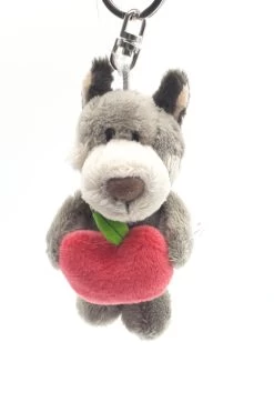 Nici 90647 Schlüsselanhänger Wolf Woody Wulf & Apfel 10cm Plüsch Taiwan Limited -Plüschwelt Verkauf 90647 2