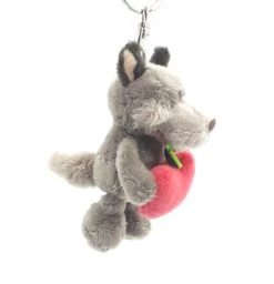 Nici 90647 Schlüsselanhänger Wolf Woody Wulf & Apfel 10cm Plüsch Taiwan Limited -Plüschwelt Verkauf 90647 4