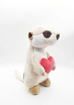 Nici 90551 Erdmännchen Mit Herz Meerkat 30cm Plüsch Kuscheltier Taiwan Limited -Plüschwelt Verkauf Nici 90551 Erdmaennchen mit Herz Meerkat 30cm Pluesch Kuscheltier Taiwan Limited 2