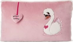 Nici Kissen Love Schwan GREEN, Rechteckig, 43 X 25 Cm (48274)