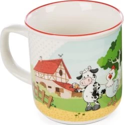 Nici Tasse Farm Friends Aus Porzellan, 240 Ml (47807)